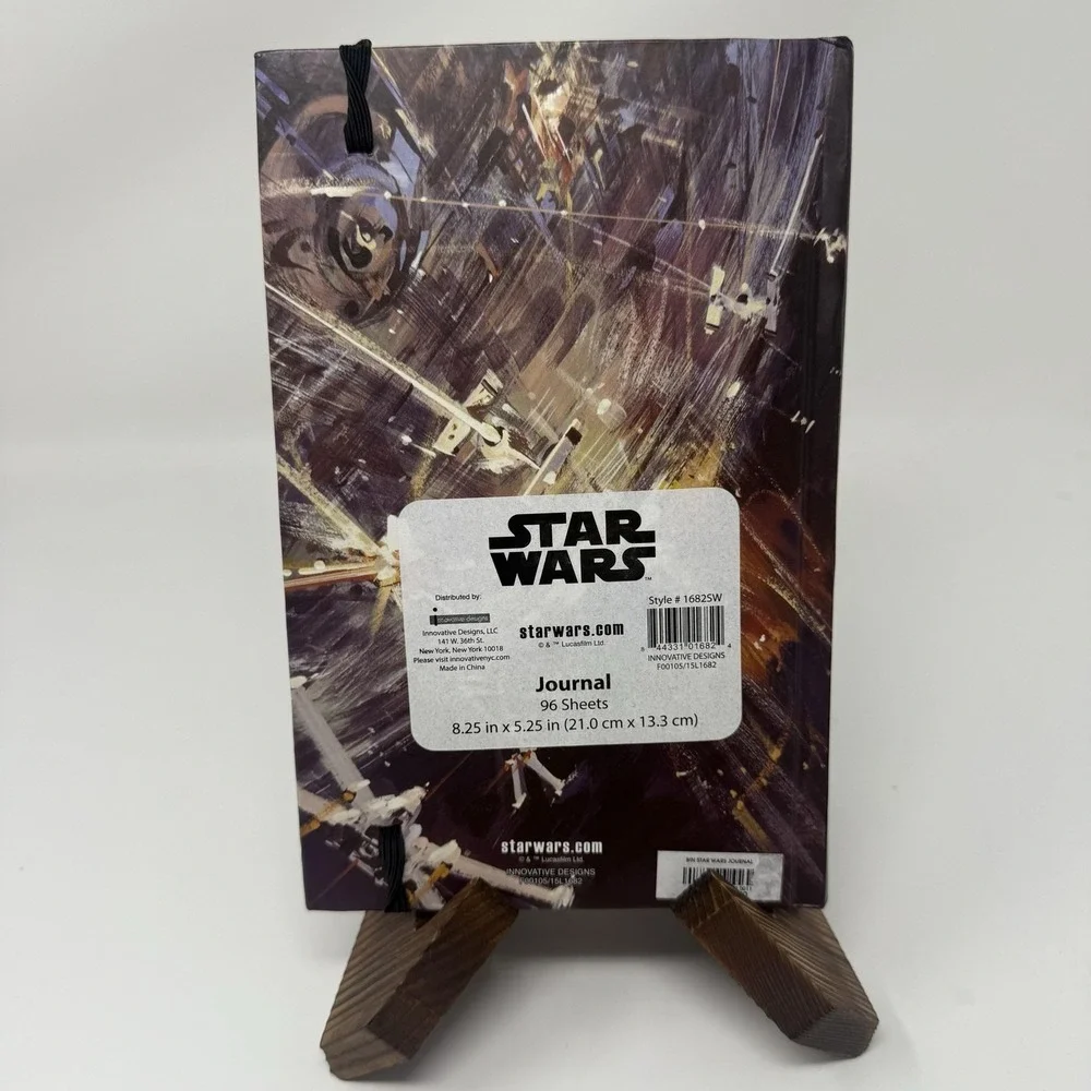 Star Wars A5 Journal Black Darth Vader Death Star Lined Notebook‎ 96 Sheets